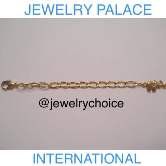 🆕14K Gold Filled Dancing Elephants Charm Anklets. - Picture 2 of 10